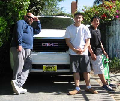 John, Chris and Johnny with new Yukon
